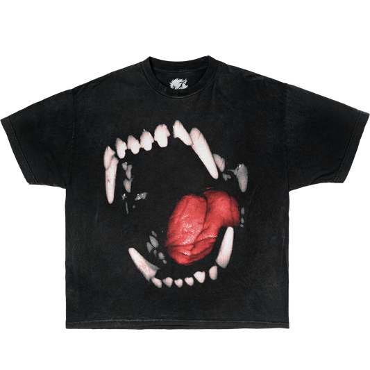 Camiseta cuadrada teñida en prenda Neniom Vicious Dog Bite 2