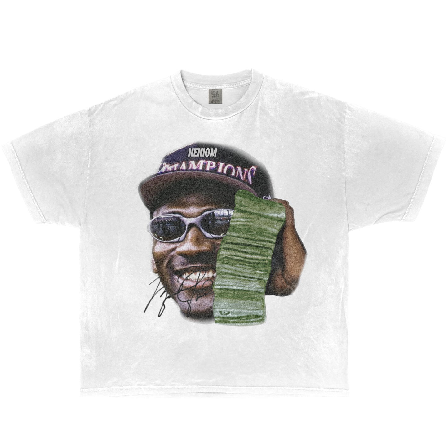 Michael Jordan Money Talk Garment Boxy T-shirt Streetwear